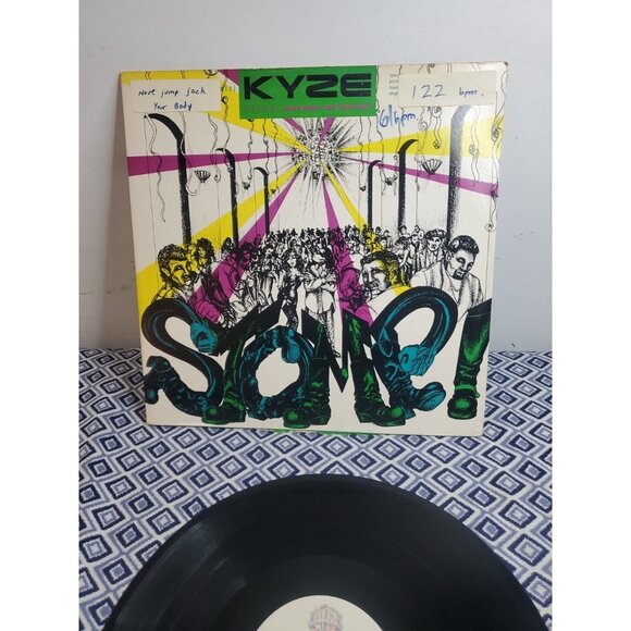 Kyze Move Jump Jack Your Body STOMP Vinyl LP Single 1989 - Picture 5 of 8